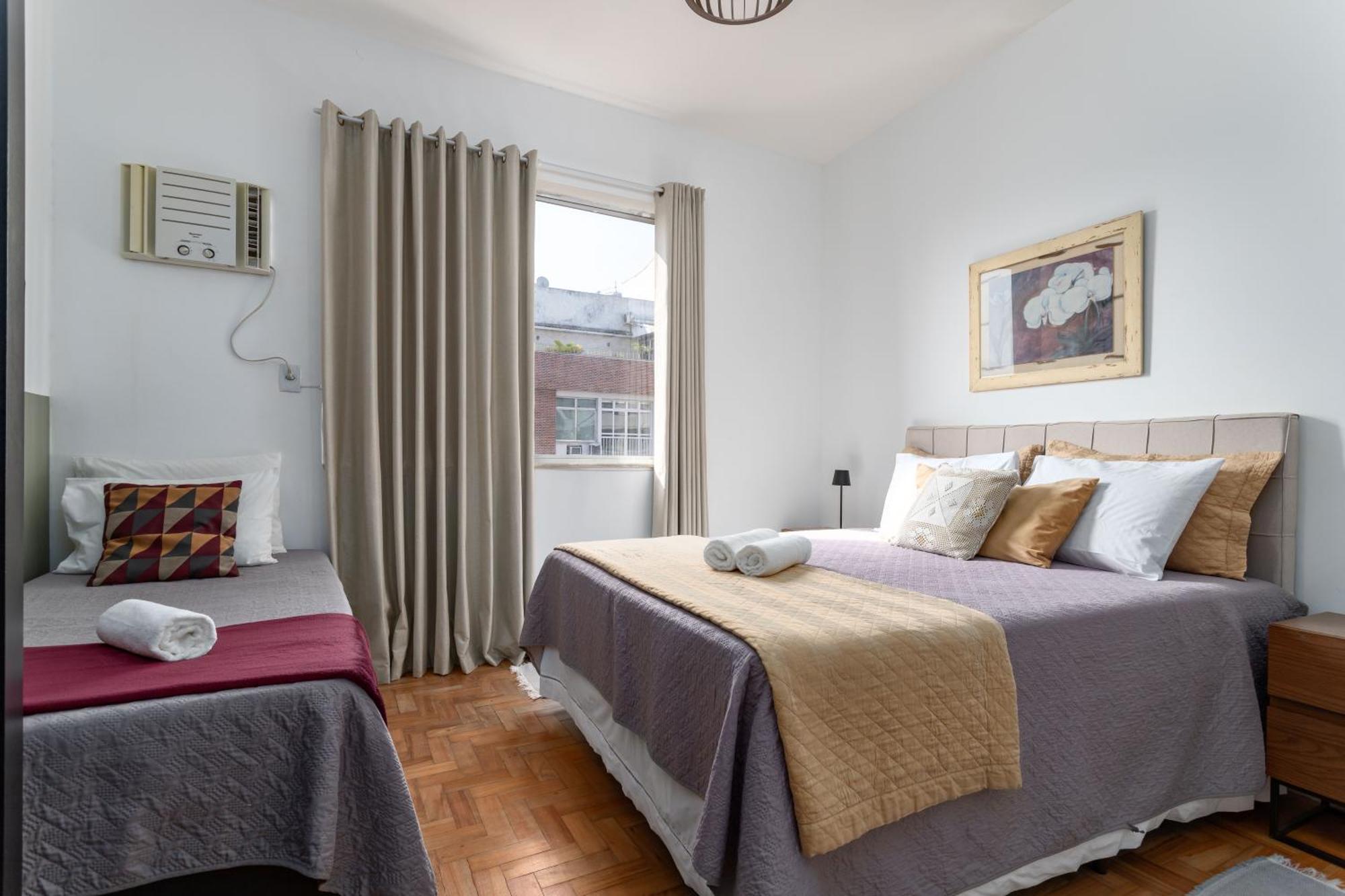 2 Quartos A 400m Da De Ipanema E 200m Do Metro - Portaria 24h, Wi-fi, Ar Condicionado E Cozinha Completa - Comporta 5 Apartamento