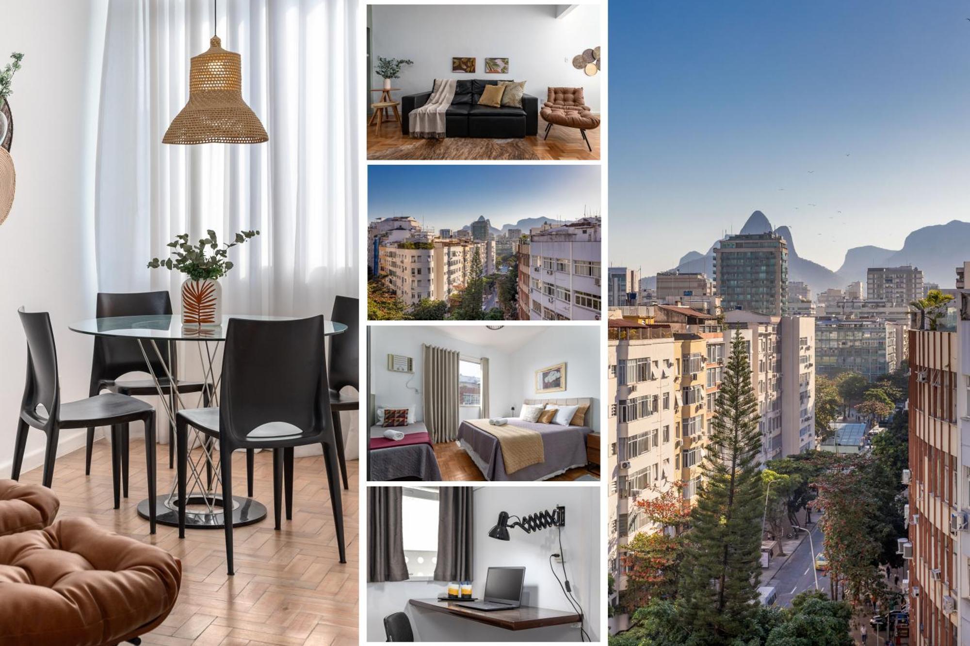 2 Quartos A 400m Da De Ipanema E 200m Do Metro - Portaria 24h, Wi-fi, Ar Condicionado E Cozinha Completa - Comporta 5 * Rio de Janeiro